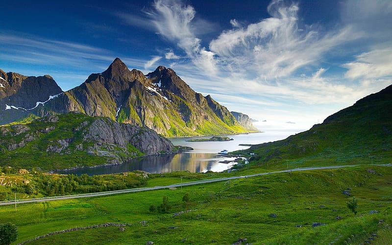Mountain valley landscape behind the terms & conditions heading